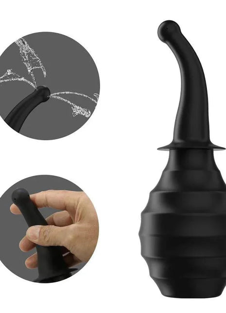 Large Capacity Anal Douche BLKM6 - 330 ml Cleanser