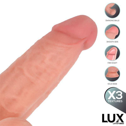 Lars Triple Density Dildo with Swinging Balls 7.6