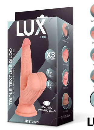 Lars Triple Density Dildo with Swinging Balls 7.6