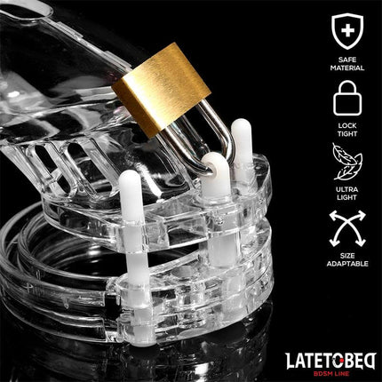 Chastity Penis Cage Short Clear