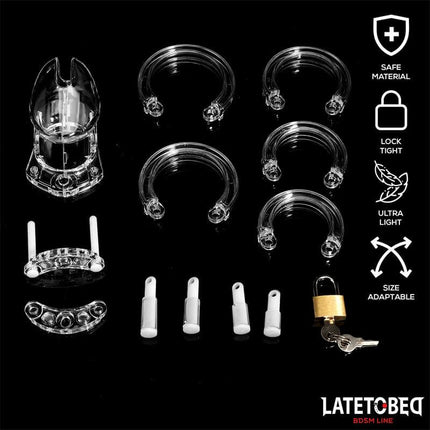 Chastity Penis Cage Short Clear