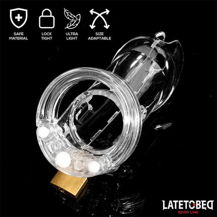 Chastity Penis Cage Long Clear