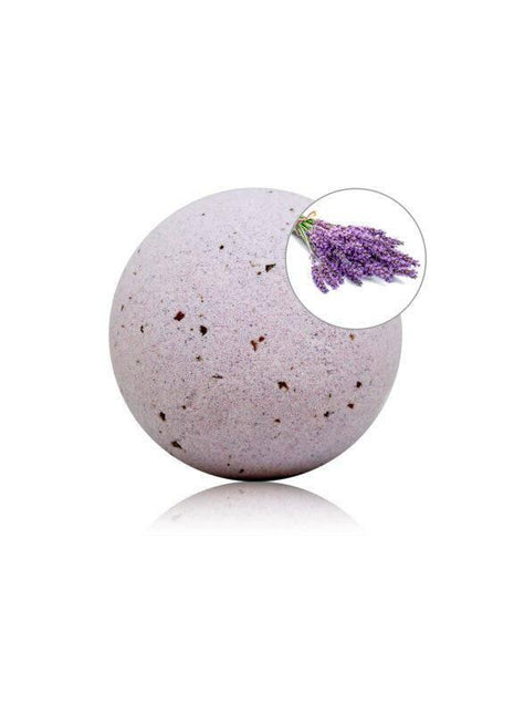 Lavender Aroma Bath Bomb with Rose Petals 140 gr