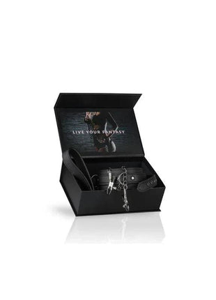 Leather Collar With Nipple ChainsAccessoriessecretsextoys.store