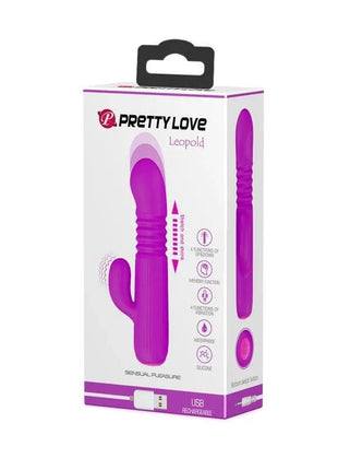 Leopold Thrusting Vibe USB Silicone in sleek design with soft silicone and USB charging features