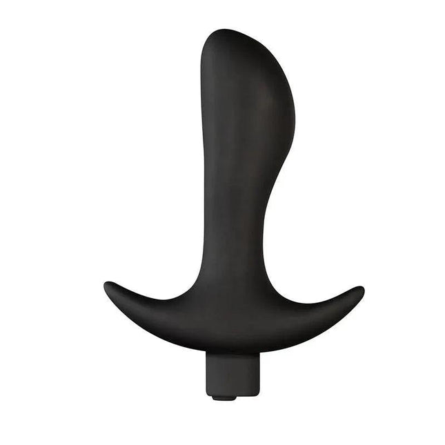 sleek silicone lever anal plug with adjustable vibration and ergonomic design