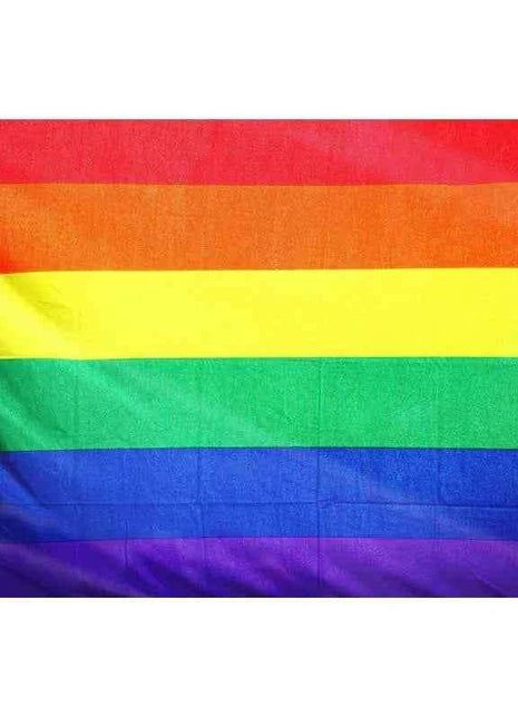 LGBT Pride Flag 60 cm vibrant rainbow colors portable size durable polyester fabric for LGBTQ+ visibility and celebration