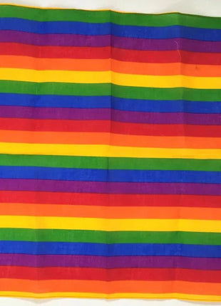 Colorful LGBT+ Pride Scarf symbolizing love, diversity, and inclusion, perfect for pride events and everyday wear