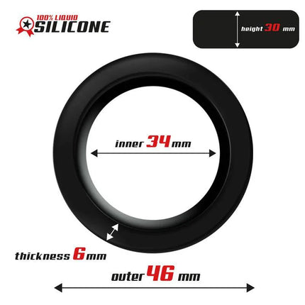 Liquid Silicone Cock Ring 3.4 cm