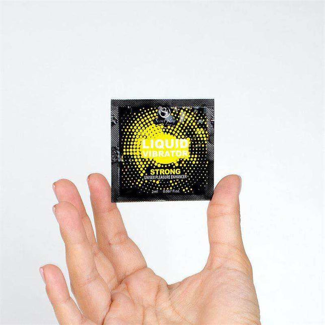 Liquid Vibrator Strong 2ml unisex intimate gel bottle for intense stimulation and pleasure