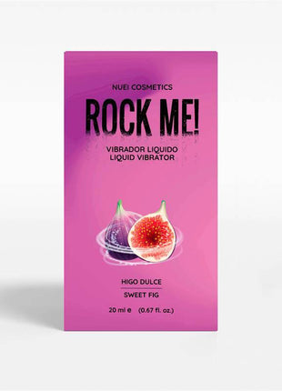 Rock Me! Liquid Vibrator Sweet Fig 20 ml bottle with natural Amazonian vibrating gel and tingling sensation