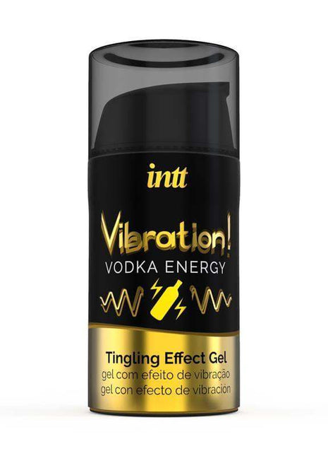Liquid Vibrator Warm Effect Vodka Aroma 15 ml lubricant bottle with warming, tingling, and vibrating sensations