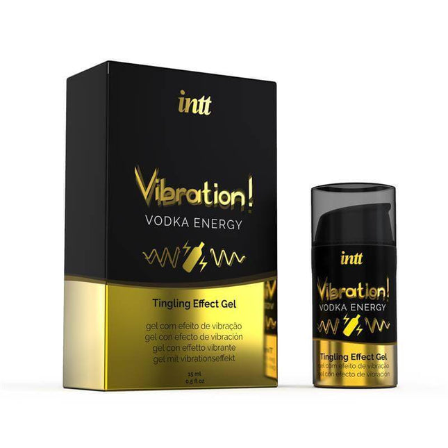 Liquid Vibrator Warm Effect Vodka Aroma 15 ml premium lubricant bottle with warming, vibrating sensation and vodka scent
