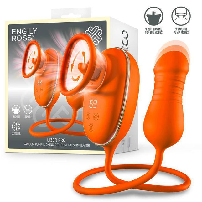 Lizer Pro Oscillating Tongue Stimulator, Vulva Pump, and Thrusting Egg