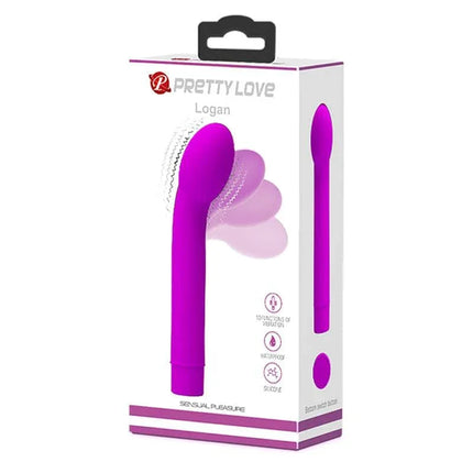 Logan Vibe Purple Vibrator Silicone