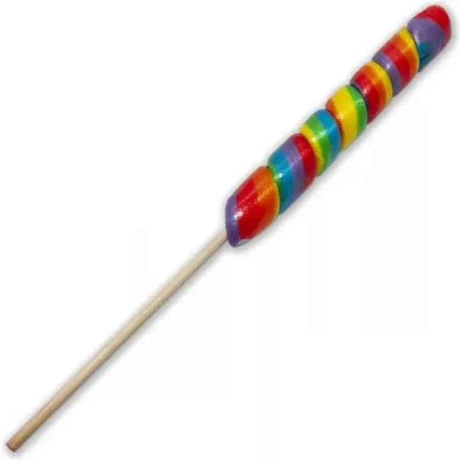 Colorful Lollipop LGBT Flag 100gr candy showcasing rainbow pride design for LGBTQ+ celebrations