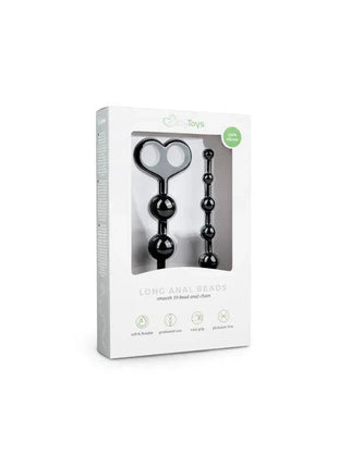 Long Anal Beads Black