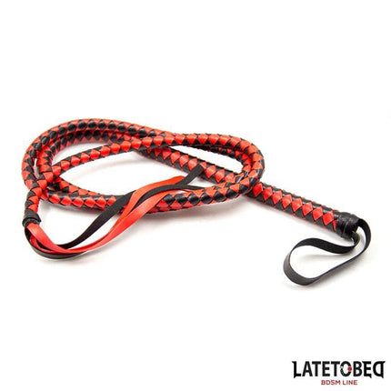 Long Whip Blacl and Red 210cm