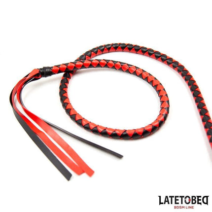 Long Whip Blacl and Red 210cm