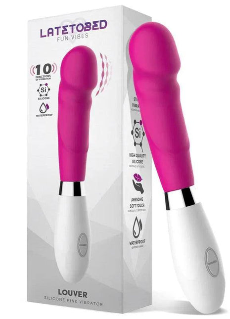 Louver Vibe Silicone Pink durable stylish silicone accessory with smooth surface and vibrant color