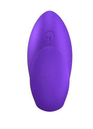 Vibrating personal massager in Love Riot Purple, with a smooth rounded body, curved grip and embossed power button