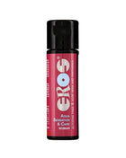 Lub Aqua Sensation water-based lubricant in a small magenta bottle with black cap and bold white lettering