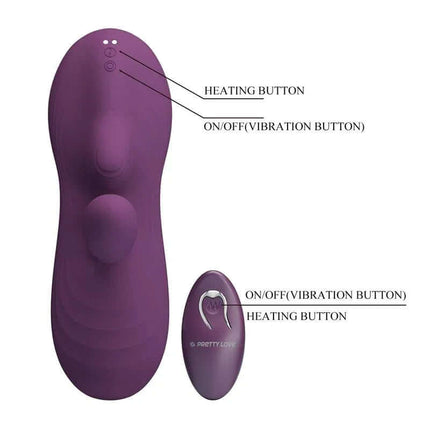 Luka Seat with Vibrator Finger Heat Effect and Rotating Beads