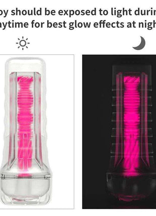 Lumino Play Masturbator Pink Glow 8.5 personal pleasure device