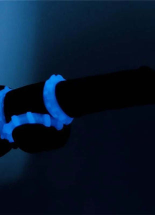 Lumino Play Set 3 Penis Ring Blue Light - Secretsextoys.store