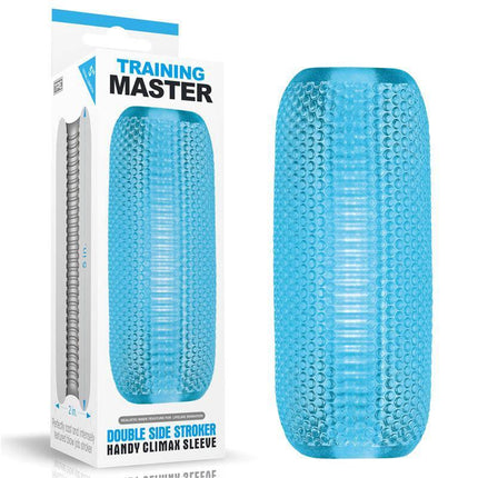 Male Masturbator Double Side Stroker Blue