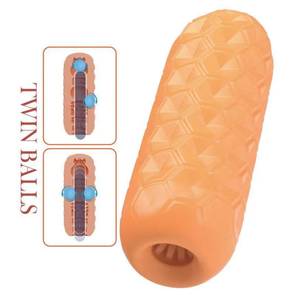 Male Masturbator HoneyComb With Internal Balls