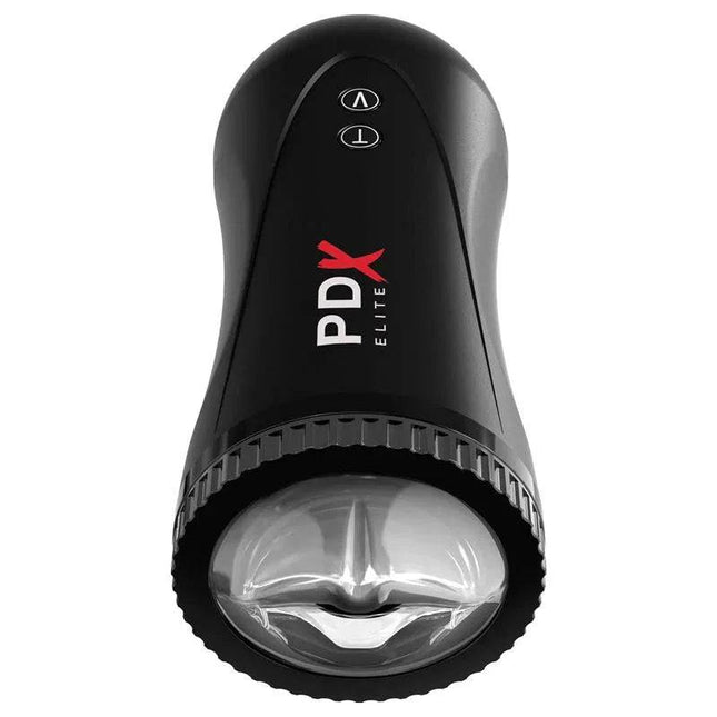 Male Masturbator Mouth Moto Stroker with realistic soft textured interior and compact design for travel