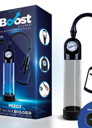 Manual Penis Pump with Valve PSX03 Crystal