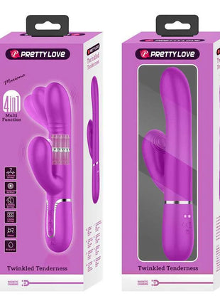 Mariana Vibrator 4 in 1 Silicone Fuchsia