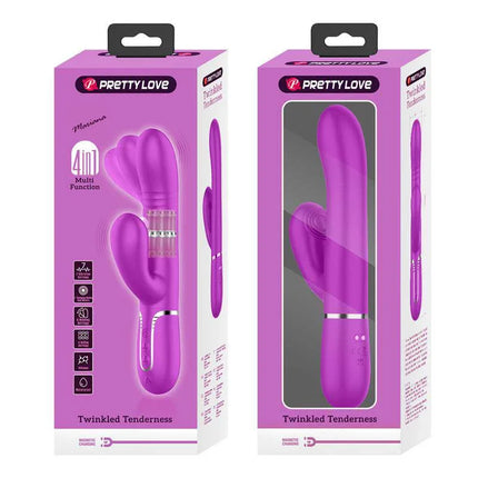 Mariana Vibrator 4 in 1 Silicone Fuchsia