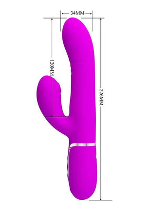 Mariana Vibrator 4 in 1 Silicone Fuchsia