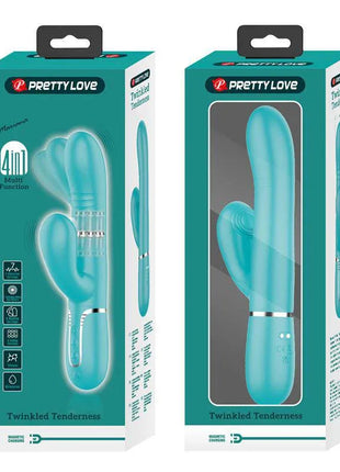 Mariana Vibrator 4 in 1 Silicone Turquoise