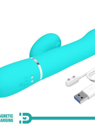 Mariana Vibrator 4 in 1 Silicone Turquoise