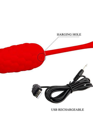 Marina Vibrating Egg Red