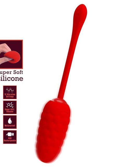 Marina Vibrating Egg Red