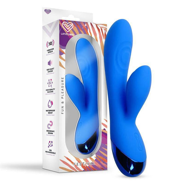 Marna Vibe USB Blue Vibrator - Festival Line