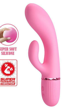 Marski Vibrator with Rabbit G Spot Pink