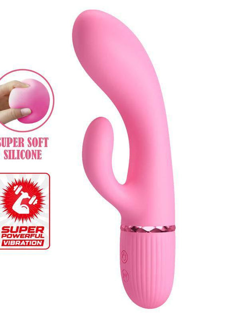 Marski Vibrator with Rabbit G Spot Pink