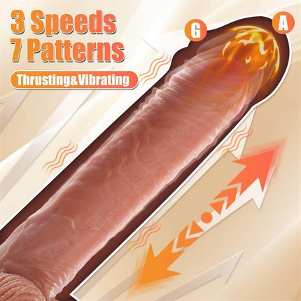 Marvin Dildo with Thrusting and Vibratiion 8.07
