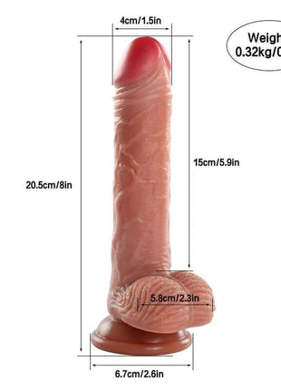 Marvin Dildo with Thrusting and Vibratiion 8.07