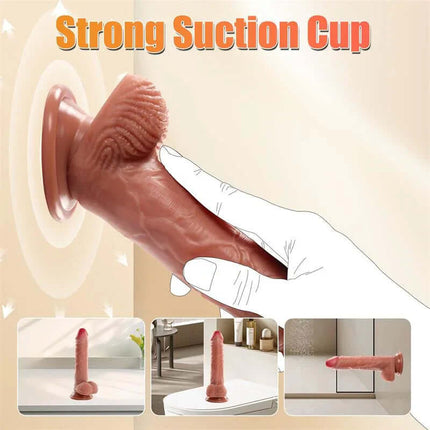Marvin Dildo with Thrusting and Vibratiion 8.07