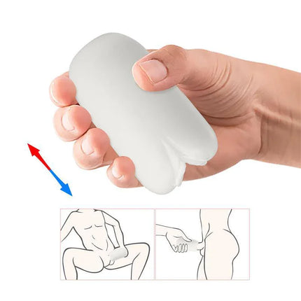 Masha Masturbator Egg Double Texture Whit