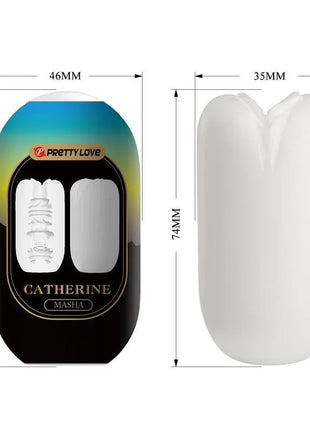 Masha Masturbator Egg Double Texture Whit