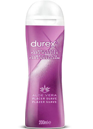 Massage Gel Aloe Vera 2in1 tube with aloe vera leaves and soothing gel texture for relaxing massage and skin hydration