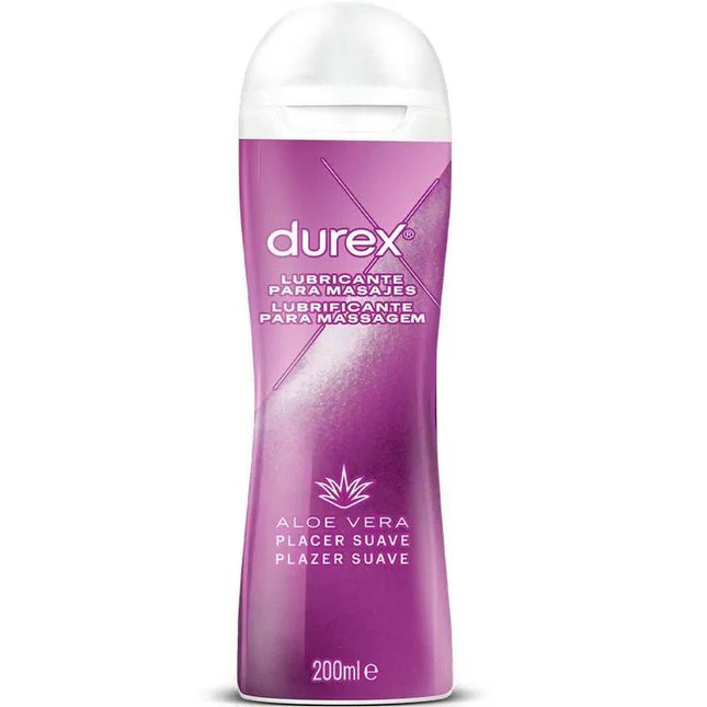Massage Gel Aloe Vera 2in1 tube with aloe vera leaves and soothing gel texture for relaxing massage and skin hydration